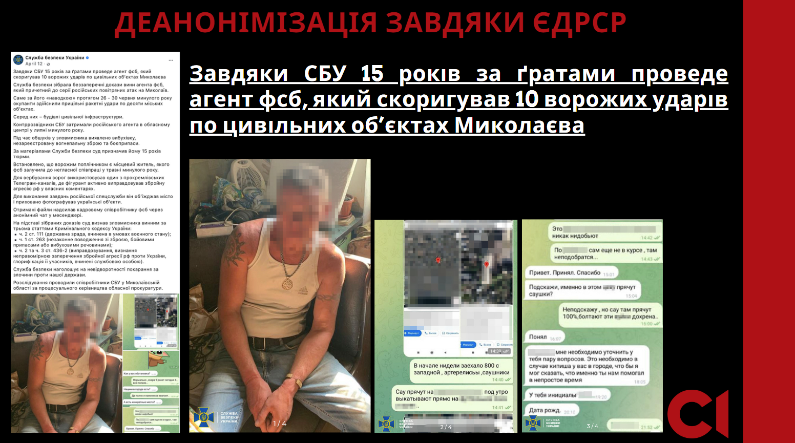 Фрагмент із презентації Олександра Волошина